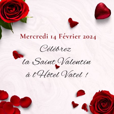 Saint Valentin à l'hôtel Vatel - Hotels Vatel France