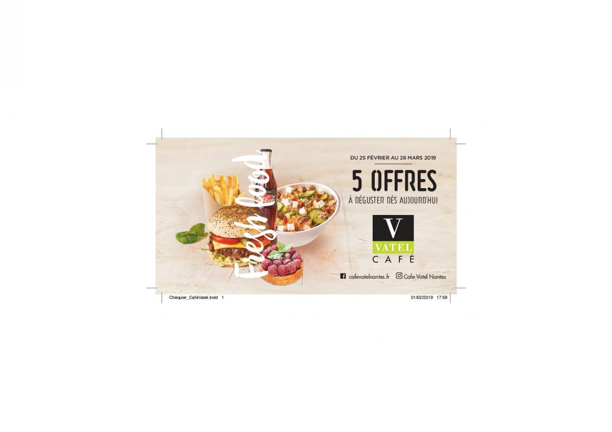 Offres spéciales - Cafe Vatel