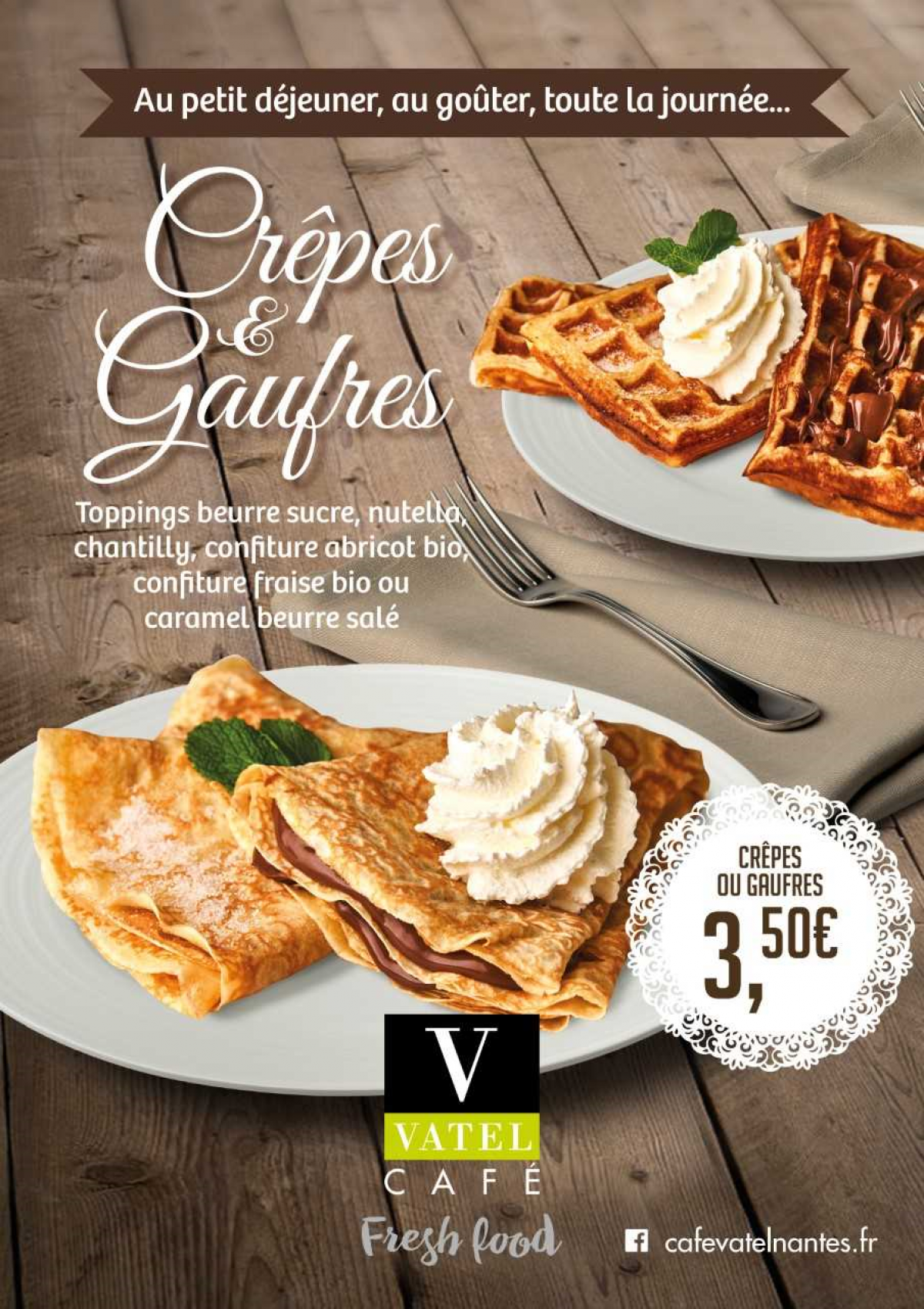 Crêpes et Gaufres - Cafe Vatel