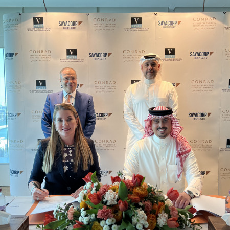 College graduates join the hotel team, Vatel and Conrad Bahrain Financial Harbour sign a MoU