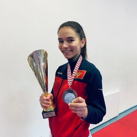 Vatel Montenegro student won second place at the Balkan Karate Championship in Rijeka, Croatia 
