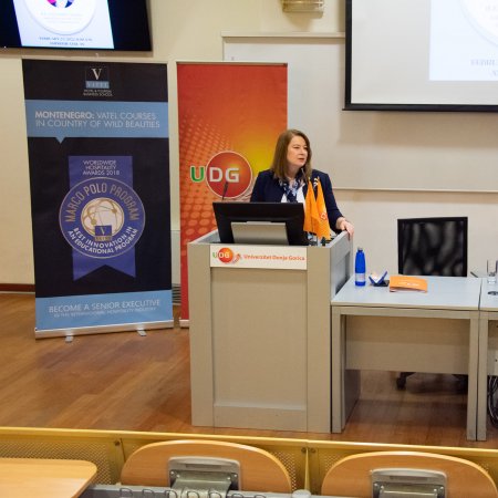 Guest lecture of the Ambassador of the United States of America to Montenegro, Her Excellency Judy Rising Reinke, at University of Donja Gorica